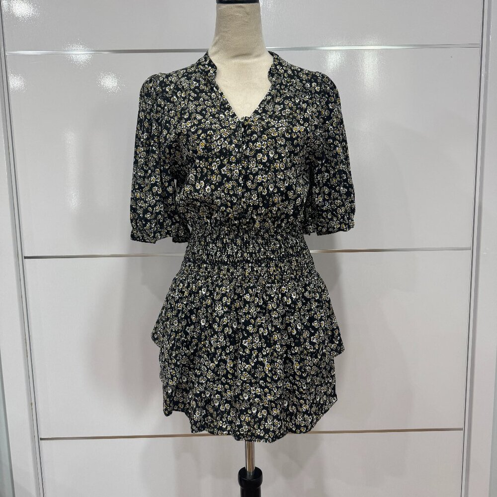 Aqua floral print Dress NWT, Size M